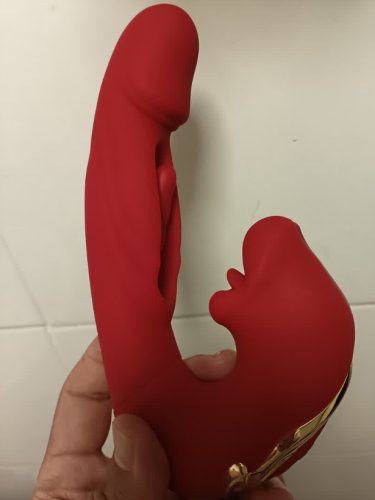 펄스웨이브 3-in-1 토끼 마사지기 - 혀 모양 움직임 photo review